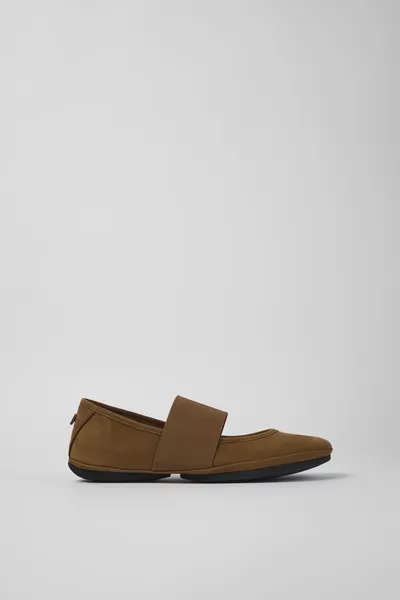 Right Brown Ballerinas for Women - Autumn / Winter collection