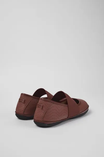 Right Red Ballerinas for Women - Autumn / Winter collection - Image 2