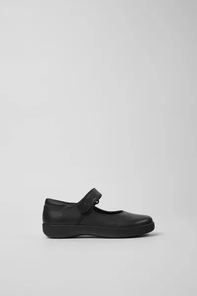 Spiral Black Ballerinas for Kids - Autumn / Winter collection