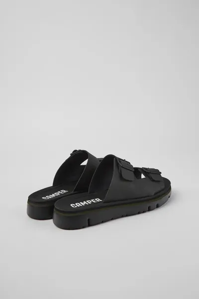 oruga Black Sandals for Men - Autumn / Winter collection - Image 2