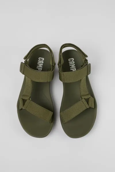 match Green Sandals for Men - Autumn / Winter collection - Image 3