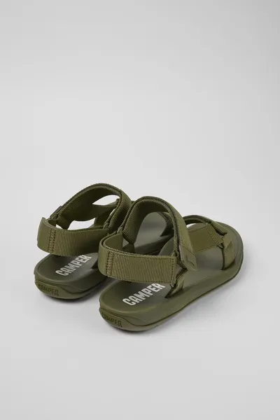 match Green Sandals for Men - Autumn / Winter collection - Image 2