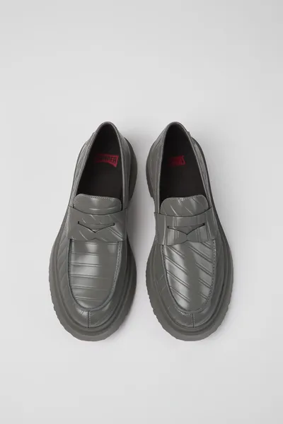 Twins Grey Formal Shoes for Men - Autumn / Winter collection - Image 2