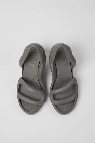 Kobarah Grey Sandals for Women - Autumn / Winter collection - Image 3