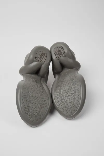 Kobarah Grey Sandals for Women - Autumn / Winter collection - Image 4