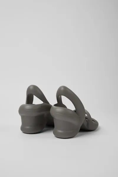 Kobarah Grey Sandals for Women - Autumn / Winter collection - Image 2