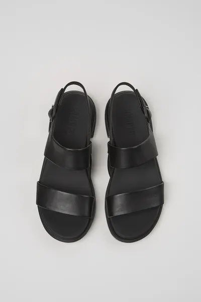 Eda Black Sandals for Women - Autumn / Winter collection - Image 3