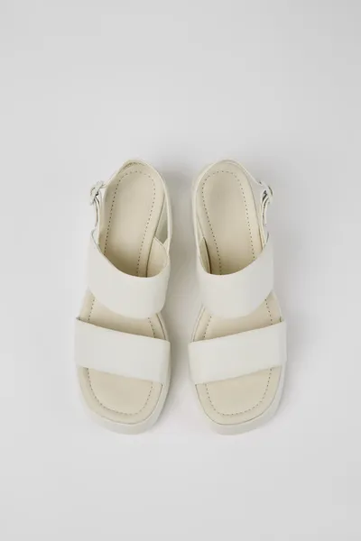 Kaah White Sandals for Women - Autumn / Winter collection - Image 3