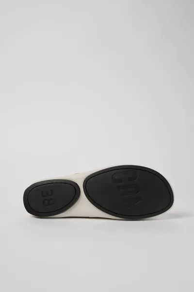 Right White Ballerinas for Women - Autumn / Winter collection - Image 4