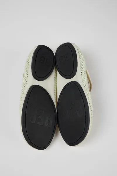 Right White Ballerinas for Women - Autumn / Winter collection - Image 4