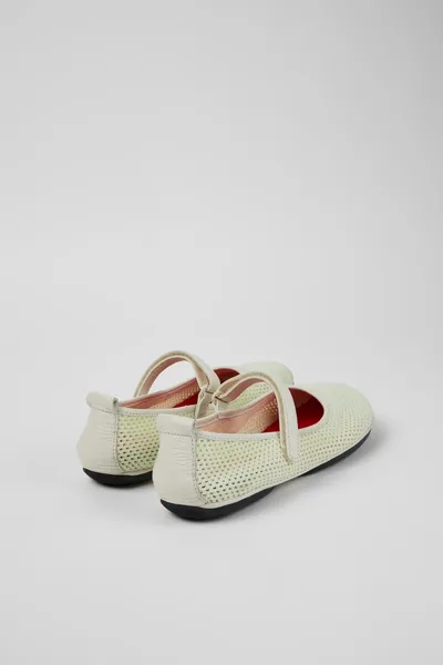 Right White Ballerinas for Women - Autumn / Winter collection - Image 2