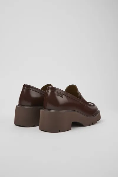 Milah Burgundy Formal Shoes for Women - Autumn / Winter collection - Image 2