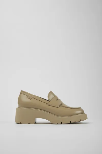 Milah Beige Formal Shoes for Women - Autumn / Winter collection