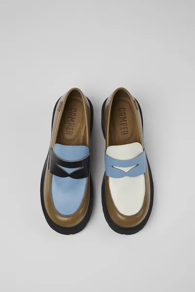 Twins Multicolor Formal Shoes for Women - Autumn / Winter collection - Image 3