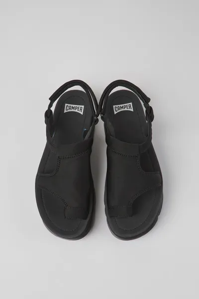 oruga Black Sandals for Women - Autumn / Winter collection - Image 3