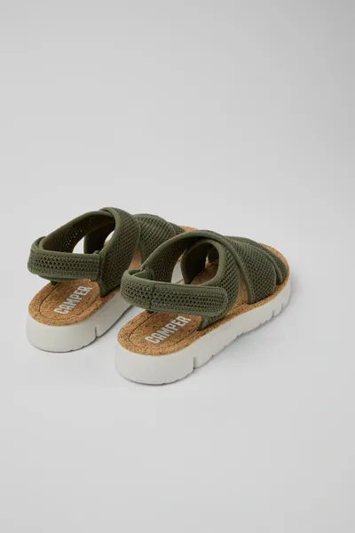 oruga Green Sandals for Women - Autumn / Winter collection - Image 2