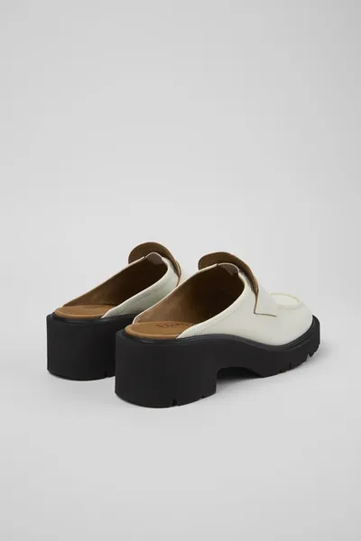 Milah White Clogs for Women - Autumn / Winter collection - Image 2