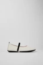 Right White Ballerinas for Women - Autumn / Winter collection
