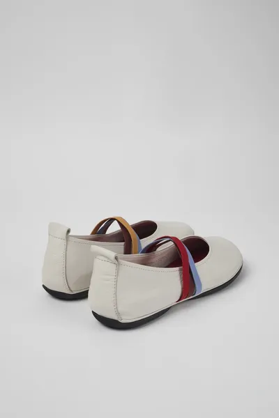 Twins White Ballerinas for Women - Autumn / Winter collection - Image 2