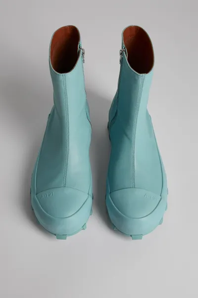 Tracktori Blue Ankle Boots for Men - Autumn / Winter collection - Image 3