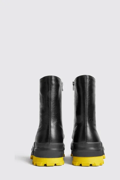 Tracktori Black Ankle Boots for Men - Autumn / Winter collection