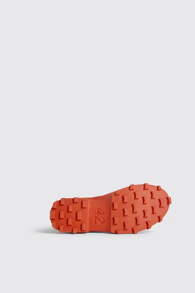 Tracktori Red Ankle Boots for Men - Autumn / Winter collection - Image 3