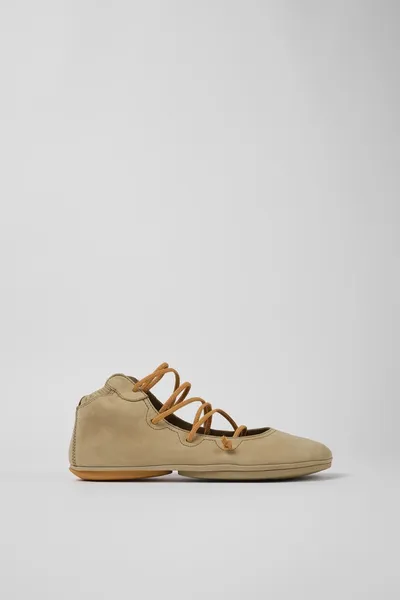 Right Beige Ankle Boots for Women - Autumn / Winter collection