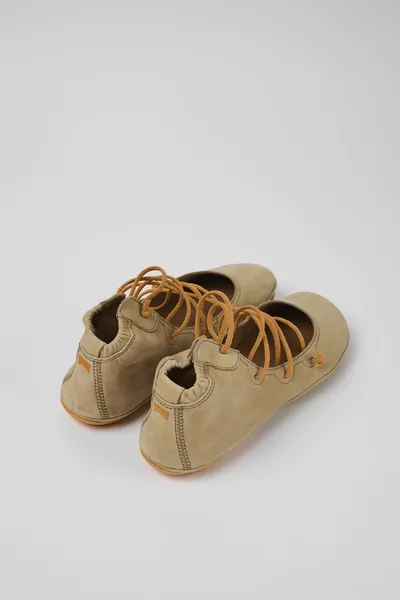 Right Beige Ankle Boots for Women - Autumn / Winter collection - Image 2