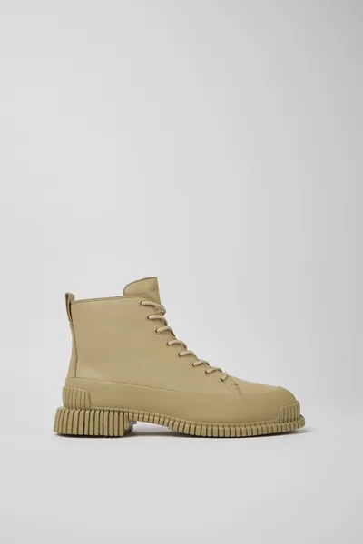 Pix Beige Ankle Boots for Women - Autumn / Winter collection