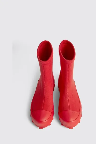 Tracktori Red Boots for Women - Autumn / Winter collection - Image 2