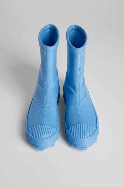 Tracktori Blue Ankle Boots for Women - Autumn / Winter collection - Image 3
