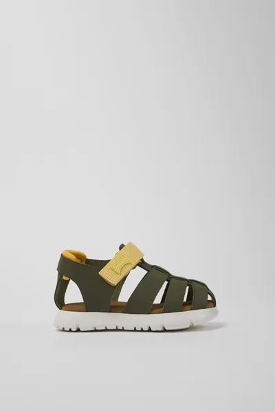 oruga Green Sandals for Kids - Autumn / Winter collection